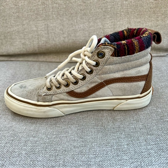 Vans Sk8-Hi MTE 3M Scotchgard Gray Suede Sneakers 721454 Men’s 4 / Women’s 5.5 - Picture 4 of 13